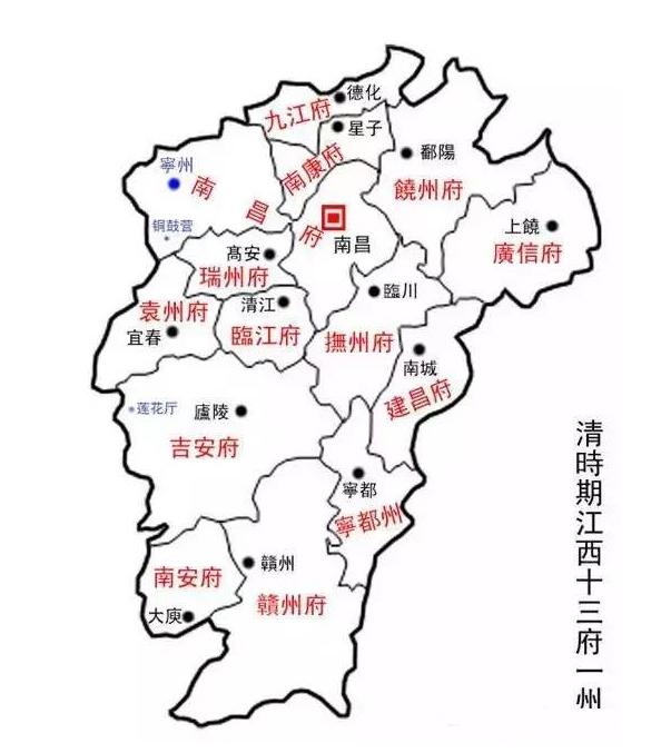 江西地圖最新全圖概覽，江西地圖最新全圖詳解