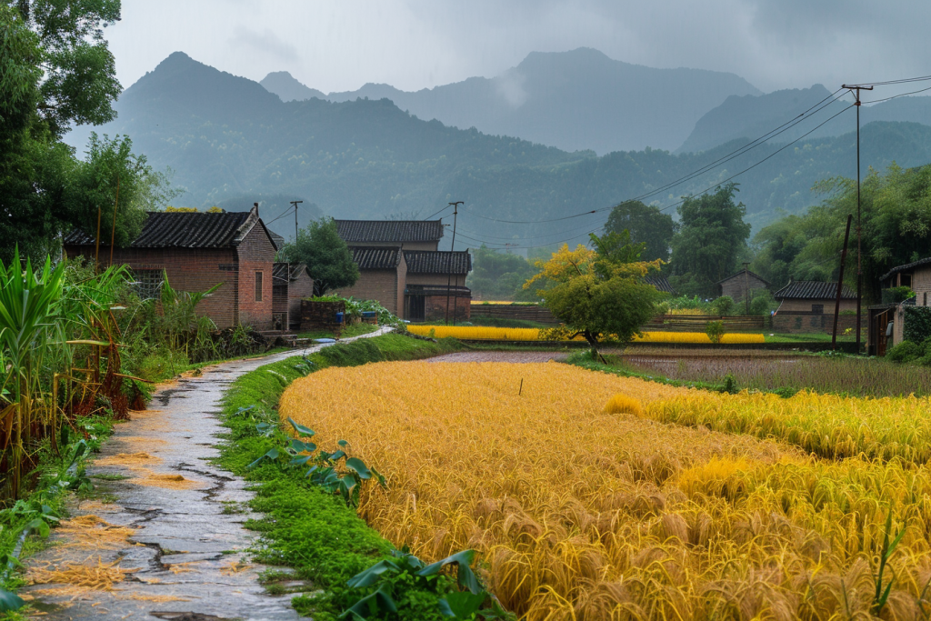 鄉(xiāng)村自然風景圖片的魅力與影響，鄉(xiāng)村自然風景圖片的魅力及其深遠影響